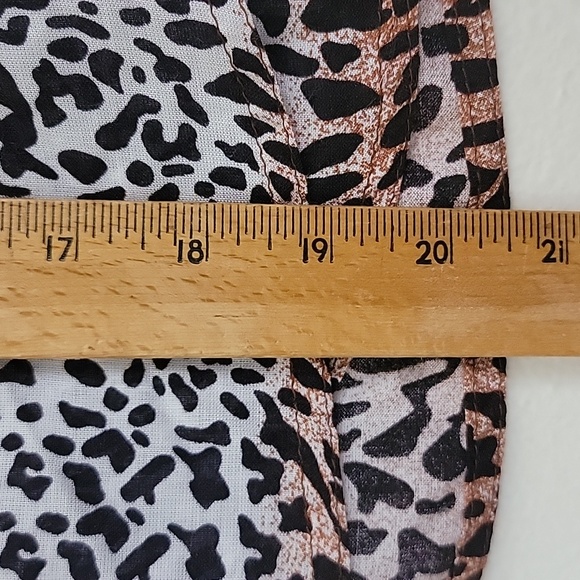 Ganesh Animal Print Coverup Wrap Skirt For Swimsuit XL - Picture 7 of 9